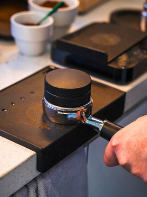 EIGHT OUNCE ESSENTIALS Flat Palm Espresso Tamper - Timberline Coffee School