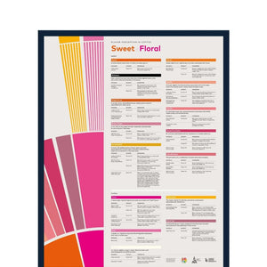 SCA Flavour Perception in Coffee Poster (Sweet/Floral) - Timberline Coffee School