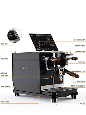 WENDOUGEE Data S Espresso Machine (120V) (Reservoir/Direct Plumb) - Timberline Coffee School